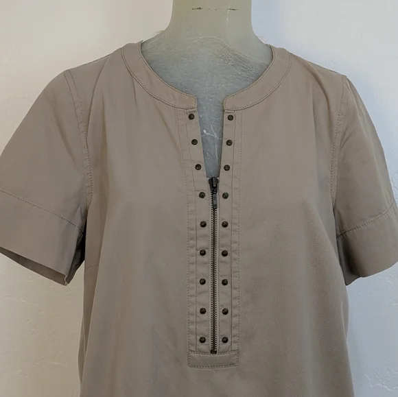 Gerard Deral Stylish Tan Dress - Picture 6 of 7